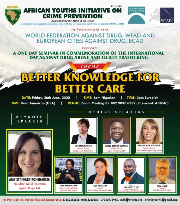 Read more: Seminar in Commeration of the International Day Against Drug Abuse and Illicit Trafficking